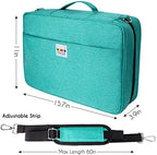 YOUSHARES Big Capacity Colored Pencil Case - 480 Slots large Pen Case Organizer with Multilayer Holder for Prismacolor Colored Pencils & Gel Pen (Green) - Image 5