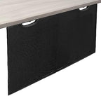 VIVO Black Under Desk 30 in Cable Management Sleeve, DESK-SKIRT-30 by VIVO