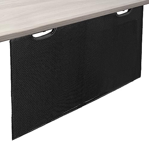 VIVO Black Under Desk 30 in Cable Management Sleeve, DESK-SKIRT-30 by VIVO