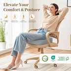 TranquilRelax Memory Foam Seat Cushion for Office Chair, 3-Inch, Light Gray - Image 7
