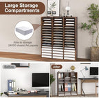 EasyPAG Wooden Literature Organizer with Adjustable Shelves, 48 Compartments Office Paper Organizer Storage 24000 Sheets Letter Size Paper, Student Mailbox for Classroom, Archaize - Image 4