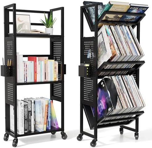 Rolling Book Cart with Wheels by Unknown