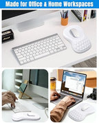 Ergonomic Mouse Pad with Sloped Memory Foam Wrist Rest - Image 6