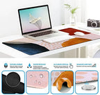 iCasso Table Mat for Workspace, Color Block 35.4"x15.7" Keyboard Mat - Image 6