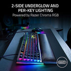 Razer BlackWidow V4 Mechanical Gaming Keyboard: Yellow Switches Linear & Silent-Chroma RGB - 6 Macro Keys - Magnetic Wrist Rest - Doubleshot ABS Keycaps - Multi-Function Roller &Media Keys (Renewed) - Image 3
