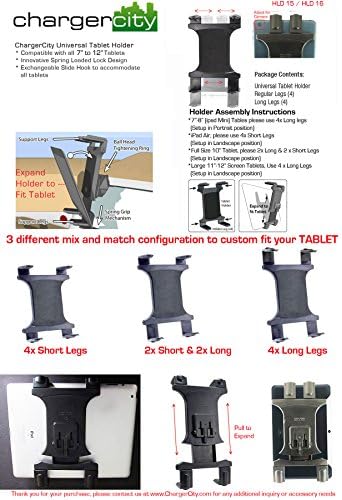 Heavy Duty Flexible 22“ Aluminum gooseneck ELD compliant car truck fleet floor seat bolt tablet mount for Apple iPad Air Pro Mini Microsoft Surface Pro/Book Lenovo Verizon 7 8 10 12 tablets - Image 5