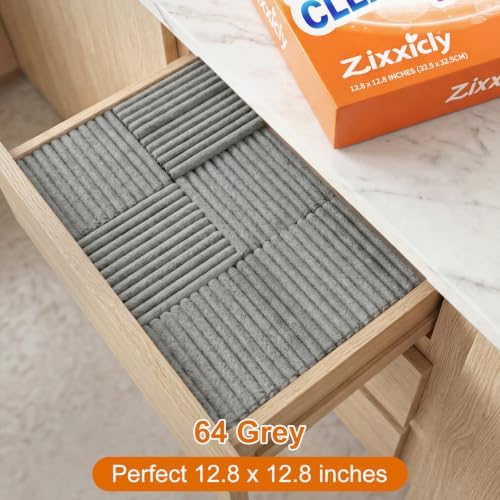 Microfiber Cleaning Cloth,300GSM 64 Pack 12.8" x 12.8" Gray - Image 2