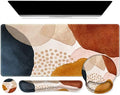 iCasso Table Mat for Workspace, Color Block 35.4"x15.7" Keyboard Mat by iCasso
