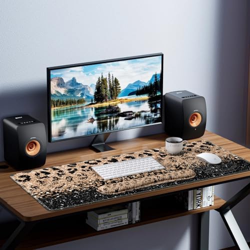 iLeadon 4in1 Mouse Pad Set, Leopard Mouse and Keyboard Pad Set - Image 6