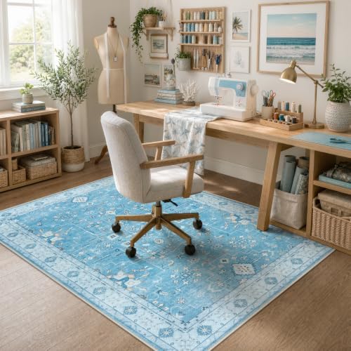 48"x60" Office Chair Mat for Hardwood Floor, Washable Non-Slip Protector - Image 7