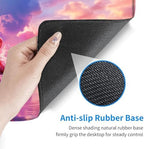 Desk Mat, Mouse Pad with Wrist Rest, 4-in-1 Large Mouse Pads for Desk, Ergonomic Mouse Pad and Keyboard Wrist Rest Gaming Keyboard Mat for Office,Flamingo Love - Image 3
