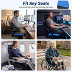 Gel Seat Cushion for Office Chair, Car Seat, XX-Large, Black - Image 6