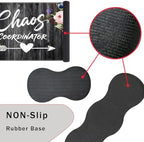 Keyboard Wrist Rest and Mouse Pad with Wrist Support Set Ergonomic Coaster,Memory Foam,Easy Typing Pain Relief,Large XL Desk Mat 31.5"x 11.8",Chaos Coordinator Quotes Vintage Watercolor Floral - Image 3