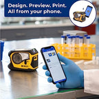 Brady M211 Portable Bluetooth Monochrome Label Printer, Yellow/Black - Image 4