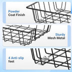 A4 Letter Magazine Desk File Storage Tray Organizer Bin (6) - Image 3