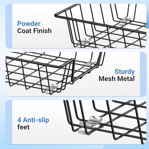 A4 Letter Magazine Desk File Storage Tray Organizer Bin (6) - Image 3