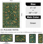 DUKINO 4x6 Area Rug, Non Slip Animal Washable Rug for Living Room, Green - Image 2