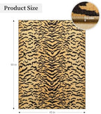chakme Office Chair Mat for Hardwood Floor Non Slip 45"x60", Golden Tiger - Image 4