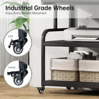 Fannova 32.3"x18.9" Extra Large Printer Stand with Adjustable Storage Shelf - Image 5