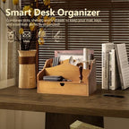 Rebee Vision Mail Organizer for Desk with 4-Slot Letter Office Decor,Yellow - Image 3