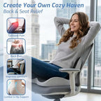 Seat Cushion,Memory Foam Chair Cushion for Office and Car - Image 2