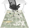 Office Chair Mat for Hardwood Floor & Tile Floor,36"X 48"-Abstract Green by LreedyMat