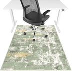 Office Chair Mat for Hardwood Floor & Tile Floor,36"X 48"-Abstract Green by LreedyMat