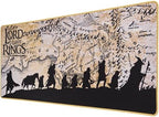 SUBSONIC The Lord of the Rings Mouse Pad XXL 35x15 in Desk Mat Extra Large by SUBSONICINC