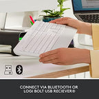 Logitech Signature K650 Comfort Full Size Wireless Keyboard - Off White - Image 4