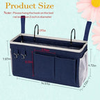 Bedside Caddy Bedside Storage Bag for Headboards/Bunk Bed - Image 4