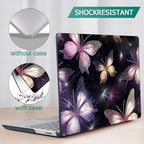 Mektron Case for 13.5" Microsoft Surface Laptop 5/4/3 with Metal Palm Rest Model 1951/1868, 2019/2021/2022 Release Plastic Hard Shell Cover with Screen Protector, Glittering Butterfly - Image 6
