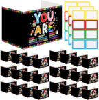 24 Pcs Privacy Folders for Students Testing, You are Smart, Colorful by Crtiin