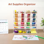 BEYGORM Acrylic Vertical Marker Organizer for 250 Markers, Desk Orgaizer - Image 4