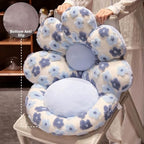 Flower Chair Cushion with Backrest Comfortable Office Chair Pad Student Dormitory Seat Cushion for Sedentary Group Home Decor - Image 5