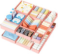DIMJ Drawer Organizer Clothes Storage - 28 Pack Baby Dresser Organizer for Nursery, Foldable Closet Drawer Organizer Bins for Bedroom Organization, Fabric Storage Dividers for Socks, Underwears, Bras by DiMJ