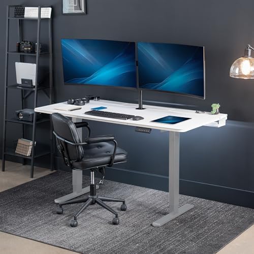 VIVO White 71 x 30 in Standing Desk, DESK-KIT-E2G-P3W - Image 2