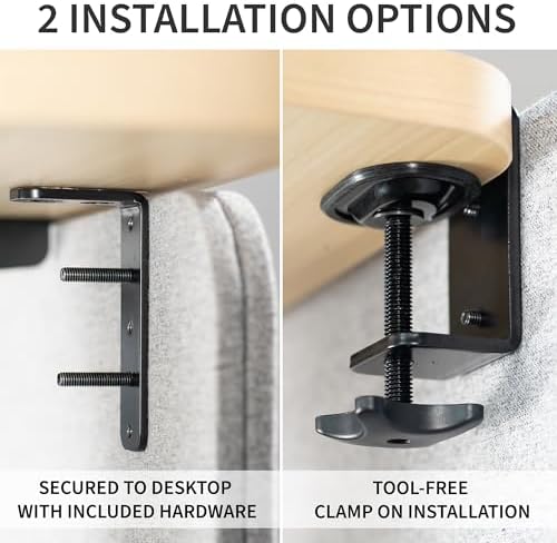 VIVO Gray Clamp-on 24 x 24 in Privacy Panel, PP-1-V024G - Image 4