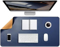 Cork Desk Mat Pad, Dual-Sided Mouse Pad for Office and Home, Ideal for Large Mouse Pad and Desk Mats on Top(Blue,130x60cm) by Unknown