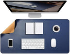 Cork Desk Mat Pad, Dual-Sided Mouse Pad for Office and Home, Ideal for Large Mouse Pad and Desk Mats on Top(Blue,130x60cm) by Unknown