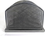 Huron 6-Slot Vertical Organizer, Black Steel Mesh - Image 2