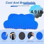 Thicken 19.7in Seat Cushion, Gel Seat Cushion for Long Sitting–Office Chair, Wheelchair, Car Cushion, Large Cooling Pad for Back Pain, Sciatica, Tailbone Pain Relief - Image 4