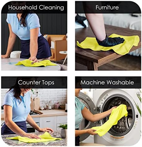 Avalon Towels Microfiber Cleaning Cloths (Value Pack of 36) - Size 16 x 16 Inches, Highly Absorbent Cleaning Rags, Lint Free, Reusable and Washable, Microfiber Towels for Cars - Image 3
