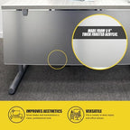 OBEX Table Mounted Modesty Panel Acrylic Desk Privacy Panel & Barrier for Office Cubicle, 12" x 24", Frosted - Image 6
