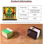 3D Art Calendar Memo Pad 2027,Time Piece Calendar 3D Christmas Tree Notepad Creative Rip Away Calendar Paper Carving Note - Image 6