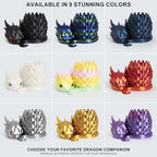 3D Printed Dragon Pencil Holder for Desk, Removable Dragon Egg Pen Holder, Cute Pencil Cup Desk Organizer for Pens, Pencils, Paper Clips, Makeup Brushes, Fantasy Desk Decor Gift for Kids - Image 6