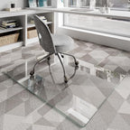 Koonmi Glass Chair Mat for Carpet, 36"x48" Thick Office Chair Mat by KOONMI