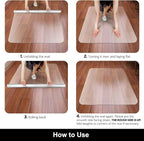 Kuyal Office Chair Mat for Hardwood Floor, 46'' x72'' Rectangle - Image 6