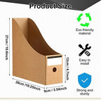Thenshop 24 Pcs Magazine Files Cardboard Holders,Classic,Brown - Image 2