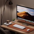 Large Desk Mat, 39.5"×55", Orange - Image 2