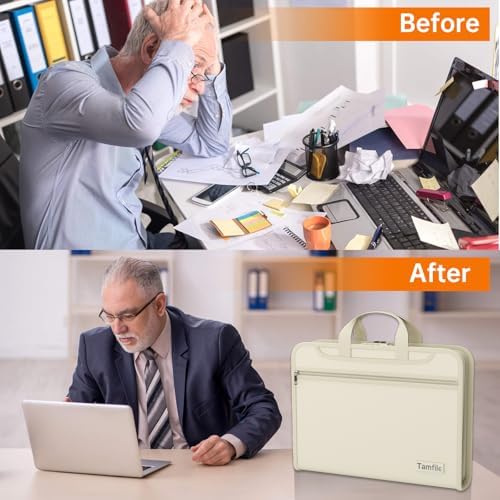 Tamfile Fireproof Accordion File Organizer with Lock, Document Organizer - Image 6
